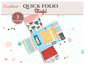 Quick Folio, black, kraft, white--Blissful